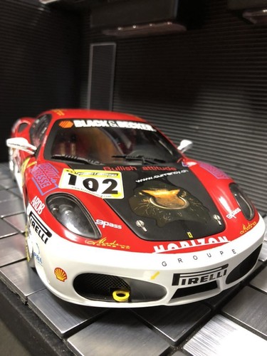Hot Wheels Elite 1/18 - Ferrari F430 Spider Rouge - Très Bon état + Boîte