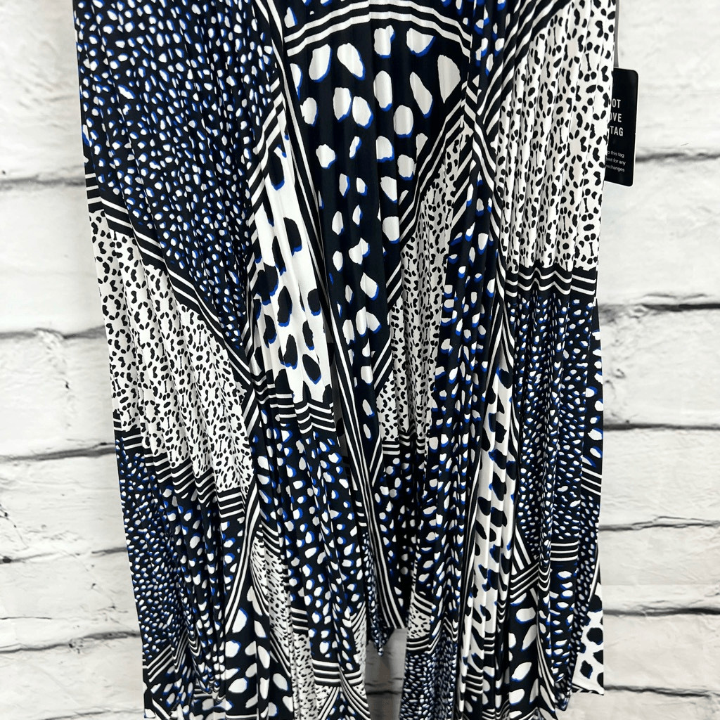 Express Women's Size 2 Black Patchwork Asymmetric… - image 4