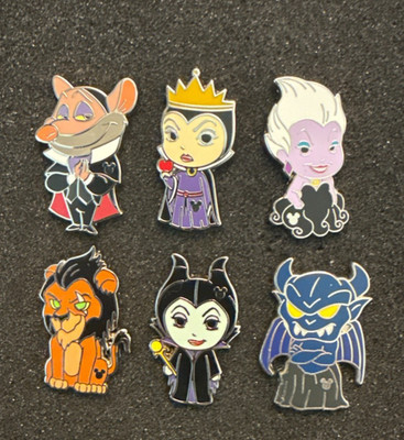 Disney World Hidden Mickey - Cute Villains Pins