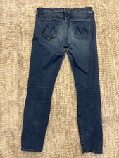 Women's Mother Jeans The Looker Crop Fast Times Size 30 Blue Made In USA