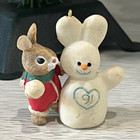 Vintage Hallmark Ornament Lot 1980 Angels Bunny Rabbits Polar Bear Turtle 1997 — photo 7