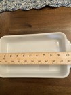 Vintage 60’s Fire King “My Blue Heaven” Casserole Dish   MCM White & Blue — photo 7