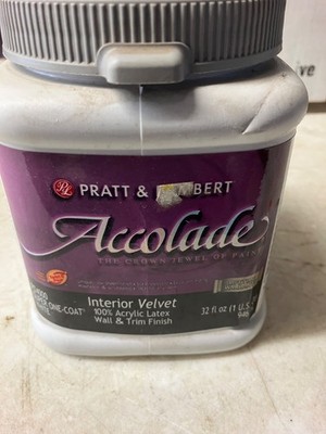 Pratt & Lambert PZ4000 Accolade Interior Velvet Super One Coat White Quart