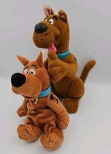 Vintage Scooby Doo 11" Plush Poseable Applause Hanna Barbera and Bean Bag Plush