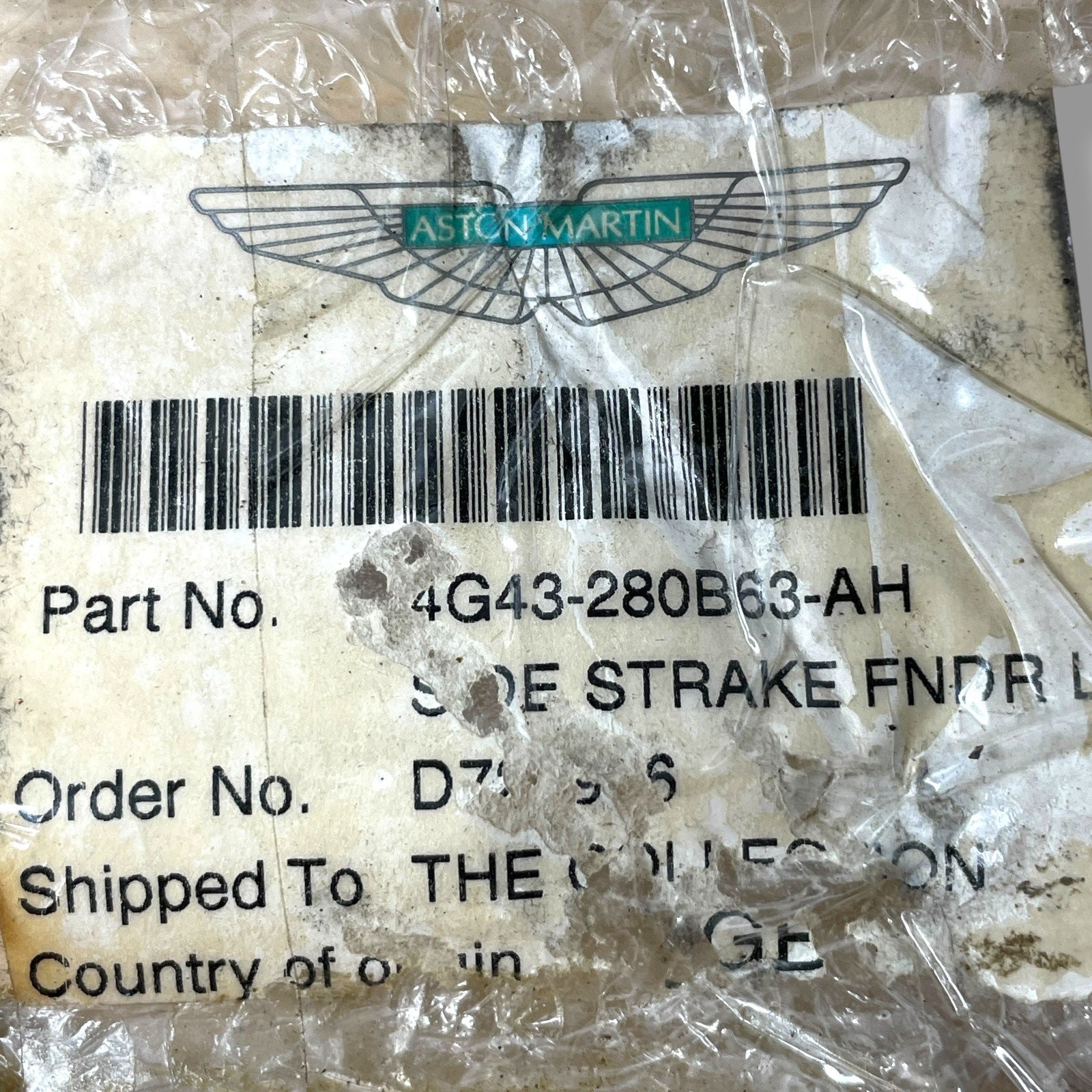 Aston Martin DB9 2005-2012 Front Left Side trims Set Chrome