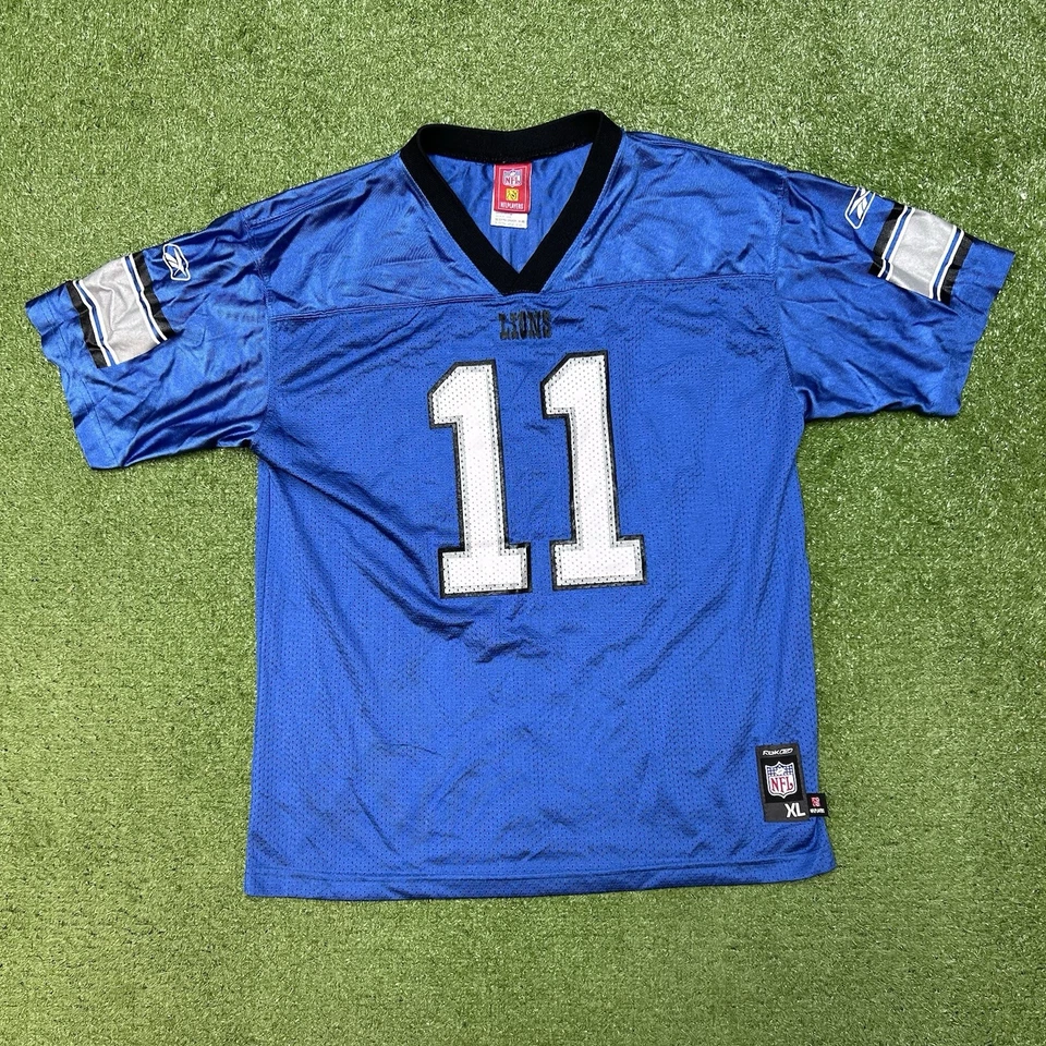 CAMISETA DE FÚTBOL AMERICANO DETROIT LIONS #11 R. WILLIAMS DE JUGADORES DE LA NFL JUVENILES XL 18/20 Foto 2 de 4