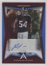 2022 Panini Chronicles Ascension Auto Blue 8/50 Rashaan Evans #ASC-RAE Auto pe8