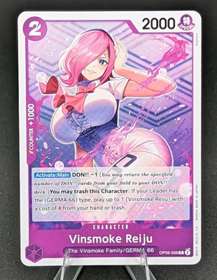 One Piece Vinsmoke Reiju OP06-068 (C) - Wings of the Captain (OP06)