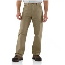 Carhartt Men's Loose Fit Canvas Utility Work Pants BL1 Dark Khaki Size 40x30 NWT