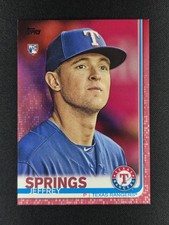 Jeffrey Springs 2019 Topps Mother's Day Pink 49/50 RC ROOKIE #605 ATHLETICS