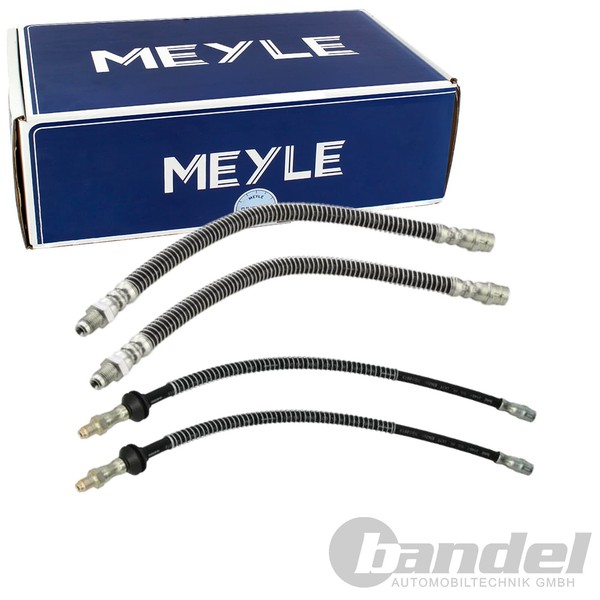 4X Meyle Bremsschlauch Vorne + Hinten Passend FüR Mercedes C-KLASSE W204-image