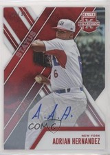 2017 Elite Extra Edition Status Red Die-Cut 28/35 Adrian Hernandez #138 Auto tj0