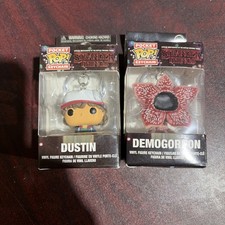 Stranger Things pocket pop keychain lot. Dustin And Demogorgon