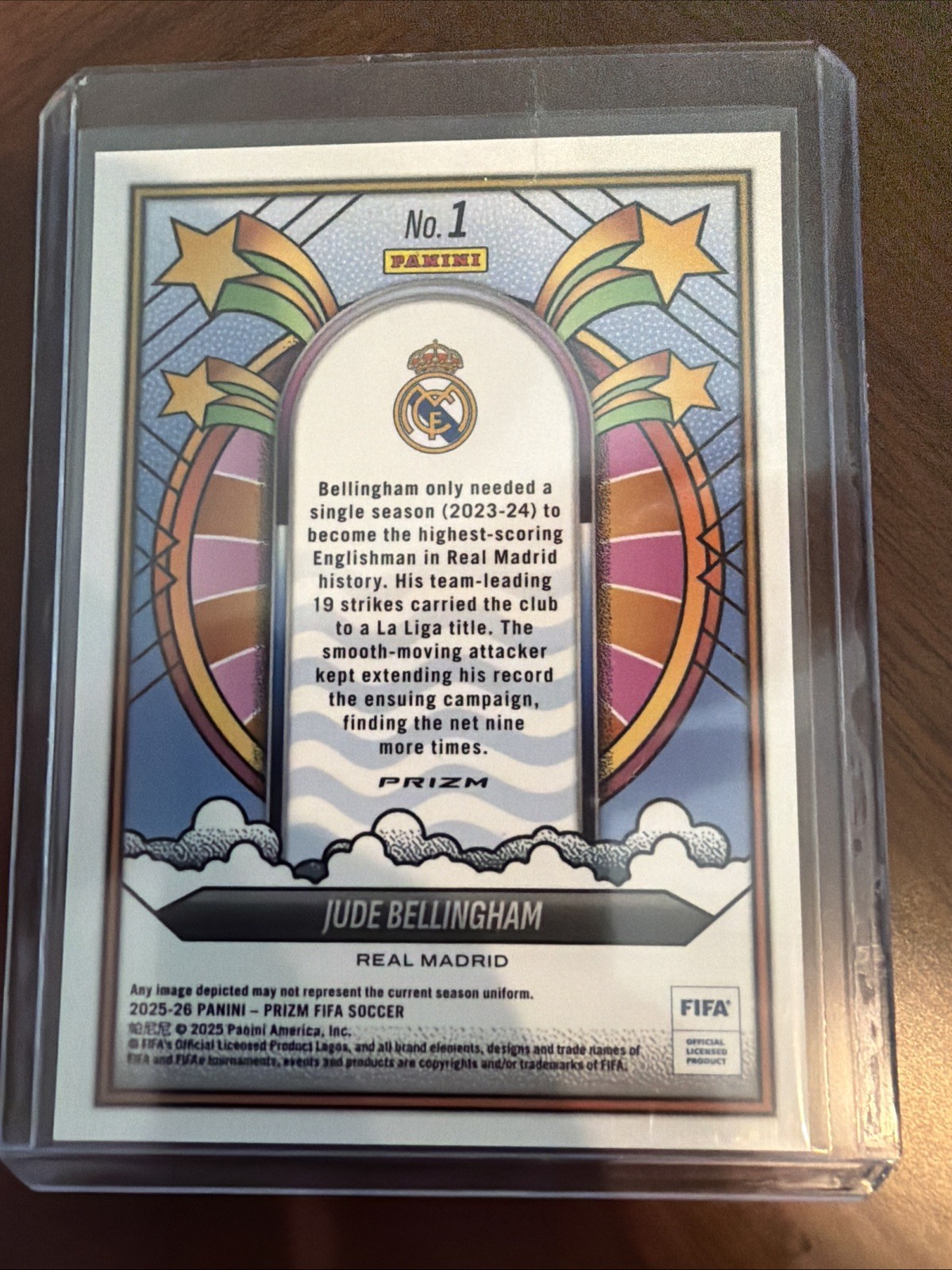 2025-2026 Panini Prizm Groovy Jude Bellingham Real Madrid Case Hit SP view 2