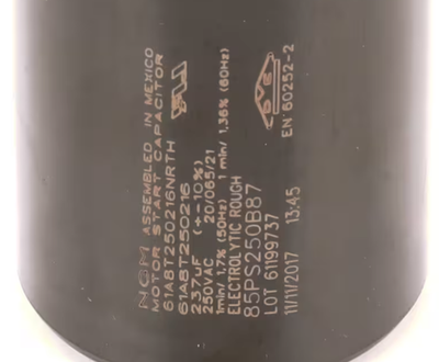 Follett 61A8T250216NRTH, 85PS250B87, Capacitor, Start, 250V, 237uF
