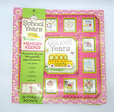 New Seasons School Years Memory Keeper 12x12 Scrapbook Album K-12 w/ Pockets F/S