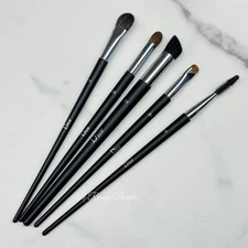DIOR Eye Brush Set - Lot of 5 Natural Hair , Eyeshadow Eyeliner Lash *Tester New