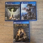 PlayStation 4 Lot CIB Monster Hunter + Dragon Age + Deus Ex Ps4 CIB CLEAN