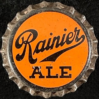 TAPPO BOTTIGLIA LATTINA BIRRA RAINIER ALE CONO SUGHERO TAPPO SAN FRANCISCO CALIFORNIA CROWN OLD