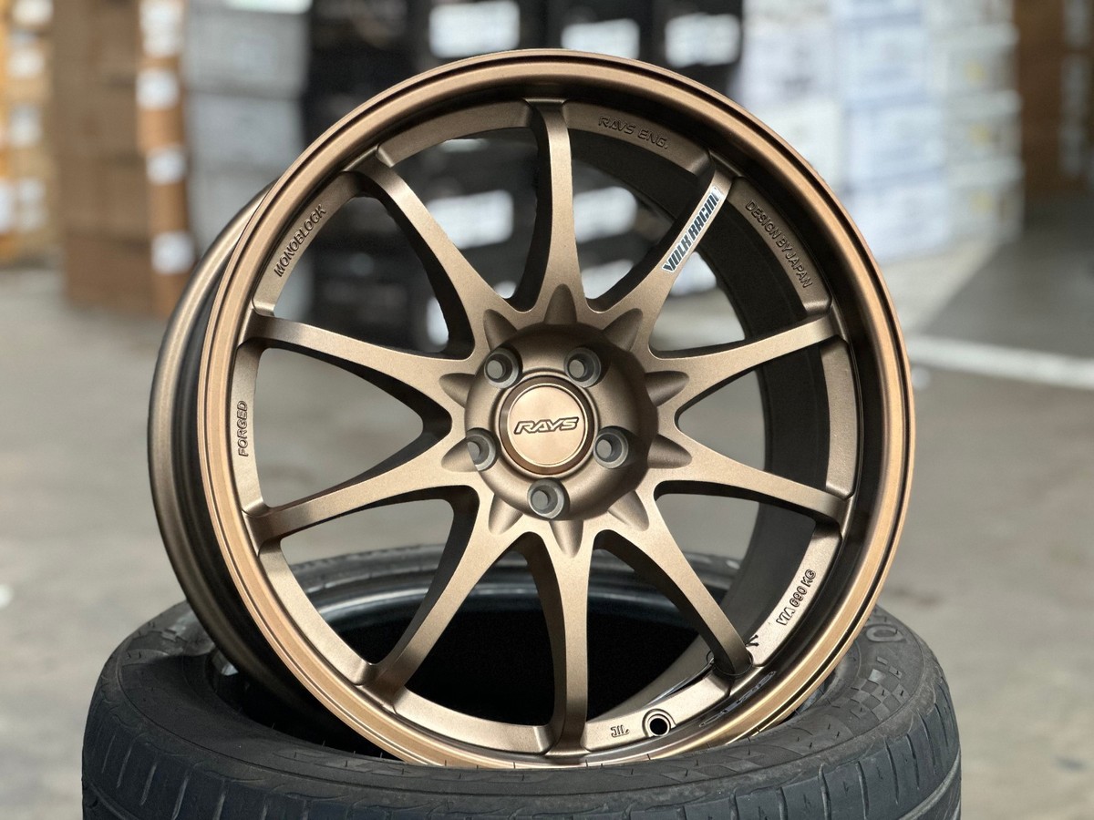 New 18x8.5 NK CE28 ET35 BRONZE (4 Wheel) 5x100 Subaru