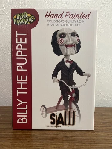 Neca Billy the Puppet Quality Hand Painted Resin 8" Head Knocker on Tricycle