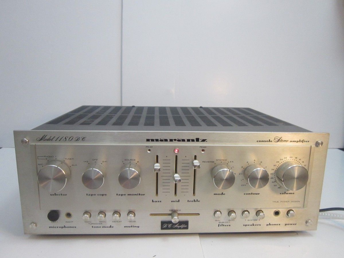 Vintage Marantz 1180 DC Stereo Integrated Amplifier 1979 | eBay