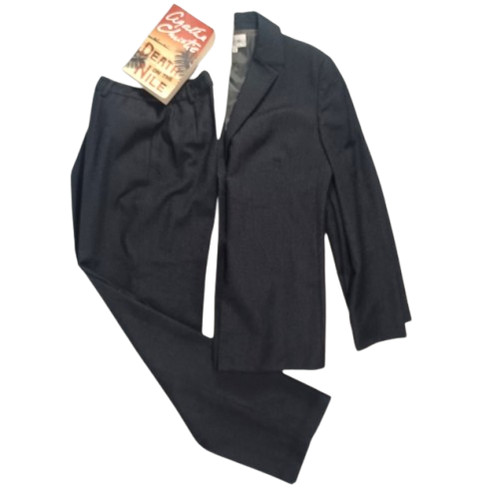 Valentino Boutique / Miss V, Vintage Valentino Miss V Suit Blazer Pants Womens 40/6 Virgin Wool Made in Italy