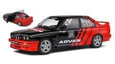 SOLIDO SL1801521 BMW E30 M3 DRIFT TEAM 1990 BLACK/RED 1:18 Modellino