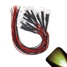 10 X Pre Wired 12v 10mm Warm Soft White Leds Prewired 12 Volt Led 11v 13v 14v 15 10 X Pre Wired 12v 10mm Warm Soft White Leds Prewired 12 Volt Led 11v 13v 14v 15