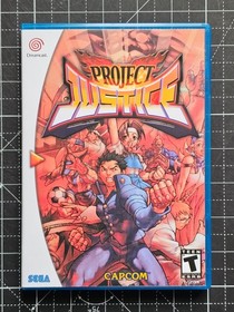 Dreamcast Project Justice You Choose Custom Case - NO Game or Manual