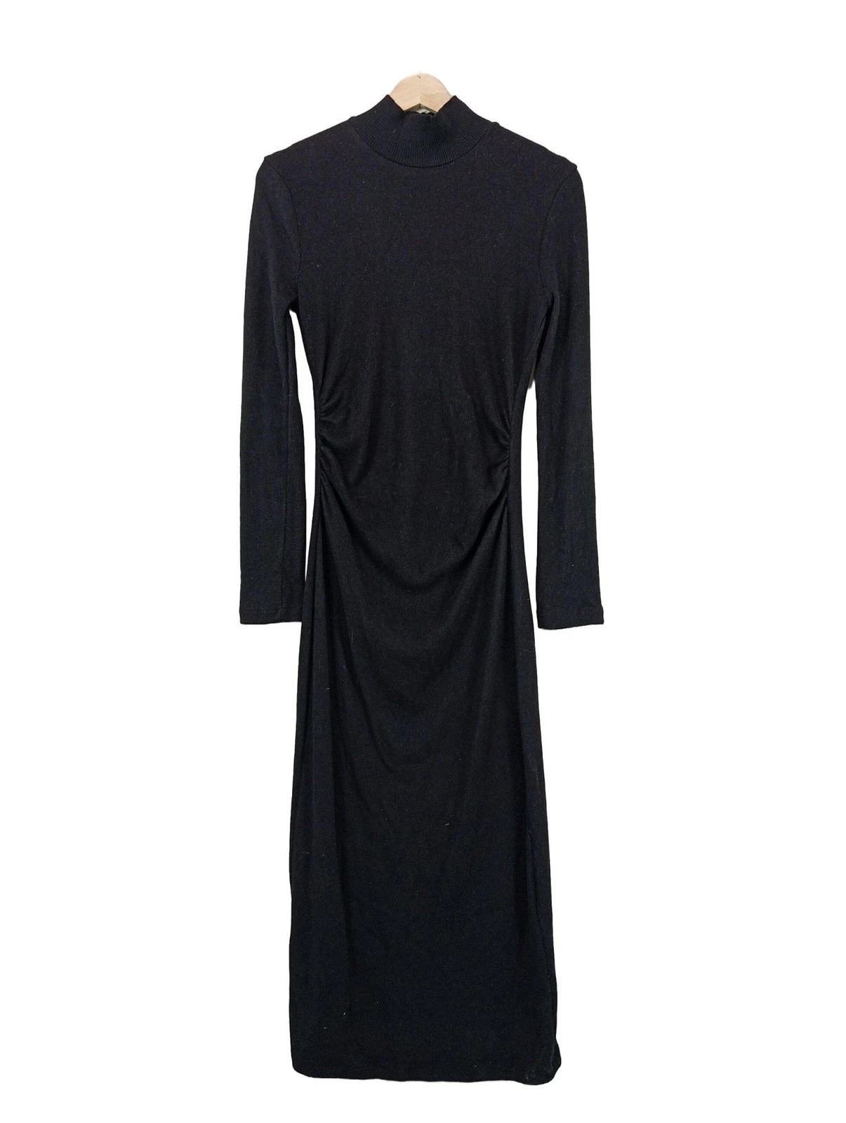 ZARA Abito maglione Donna Abito Taglia IT 42 nero elegante