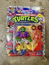 Heavy Metal Raph TMNT Rock'n Rollin' 1991 Playmates Action Figure NEW SEALED
