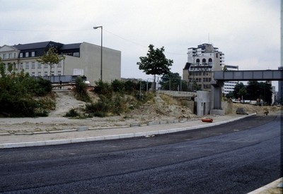 Dia S-Bahnhof im Bau in Berlin 35mm ungerahmt A-HE7-2