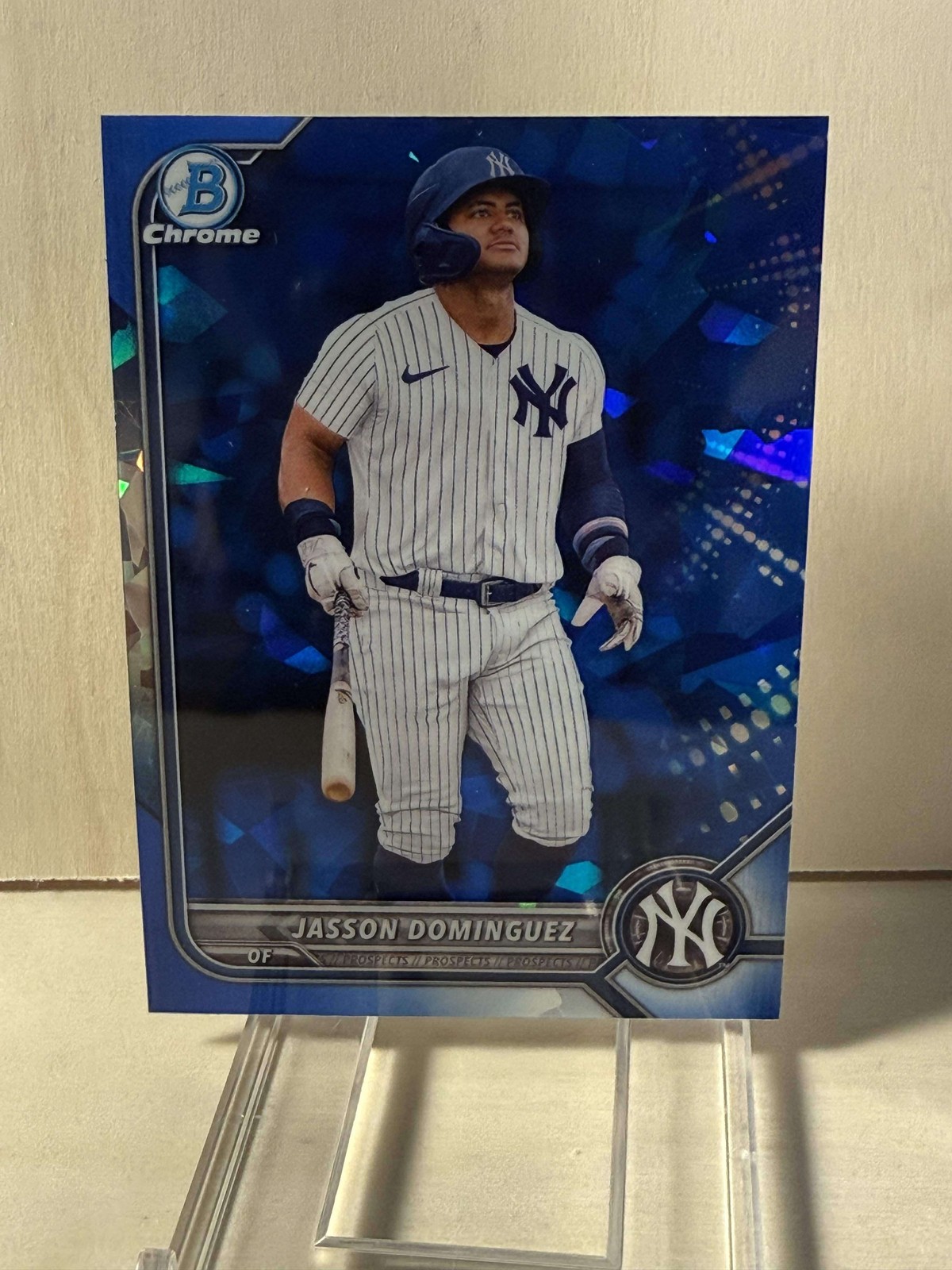 2022 Bowman Draft Chrome Jasson Dominguez Sapphire #BDC-75 Yankees