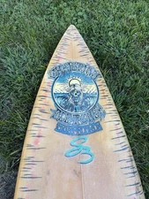 Vintage Christian Fletcher Surfboard Shaped By Steve Boysen