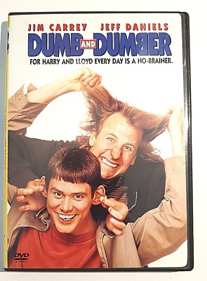 Dumb and Dumber (DVD, 1997) Jim Carrey Jeff Daniels Every day is a no brainer