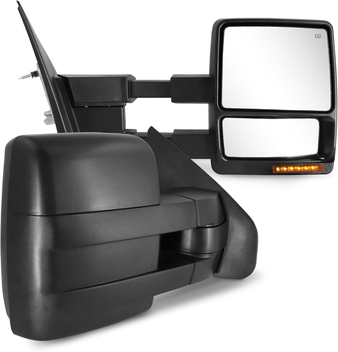 Used Truck Tow Mirrors for 07-14 Ford F150 F-150 Power Heated LED Signal Light