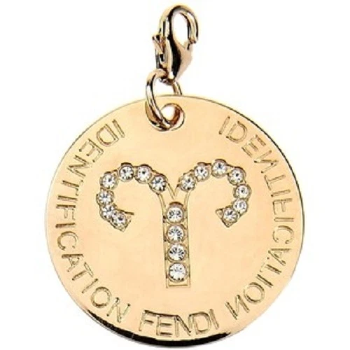 CIONDOLO CIONDOLO FENDI ZODIAC ID SWAROVSKI NUOVO CON ETICHETTE 100% AUTENTICO