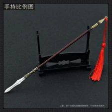 1/6 1:6 sword weapon 岳飞 halberd  Three kingdoms total war toy 22cm