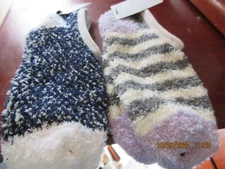 2-West Loop Women’s Fuzzy Sock liners Size 4-10