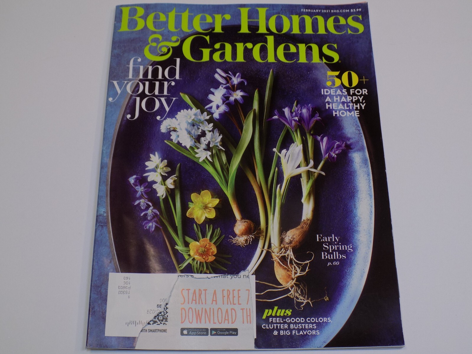 Better Homes Gardens Feb 2021 Joy Healthy Ideas Spring Bulbs
