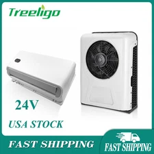 24V A/C Kit Vehicle Split Air Conditioner Universal Fits Truck Bus RV