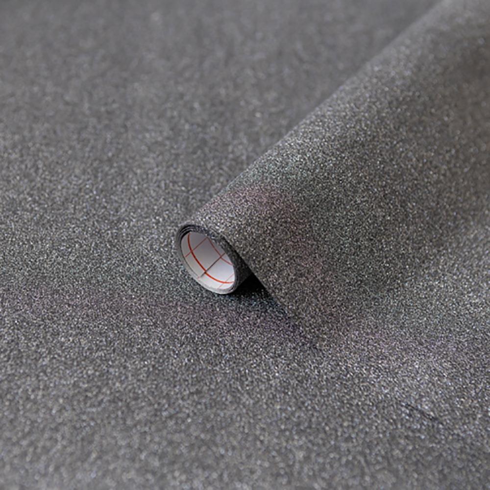 DC-Fix Glitter Anthracite Self Adhesive Grey Film Textured Vinyl 1.5m x 45cm
