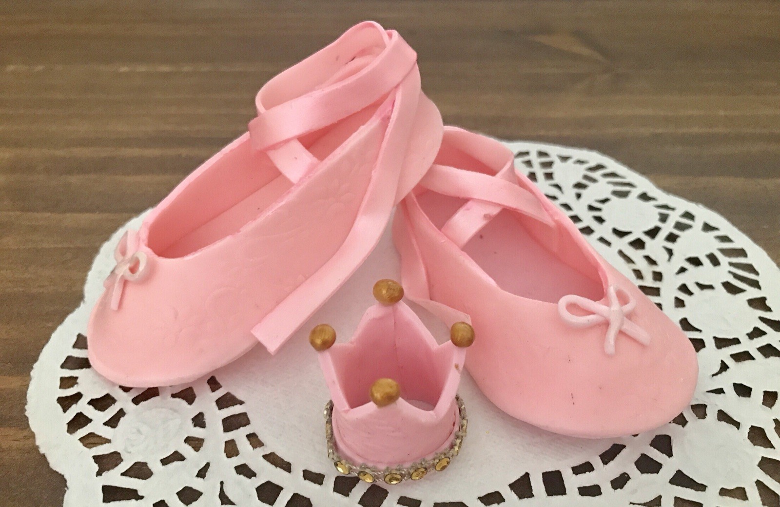 Ballerina Shoes Cake Topper eBay