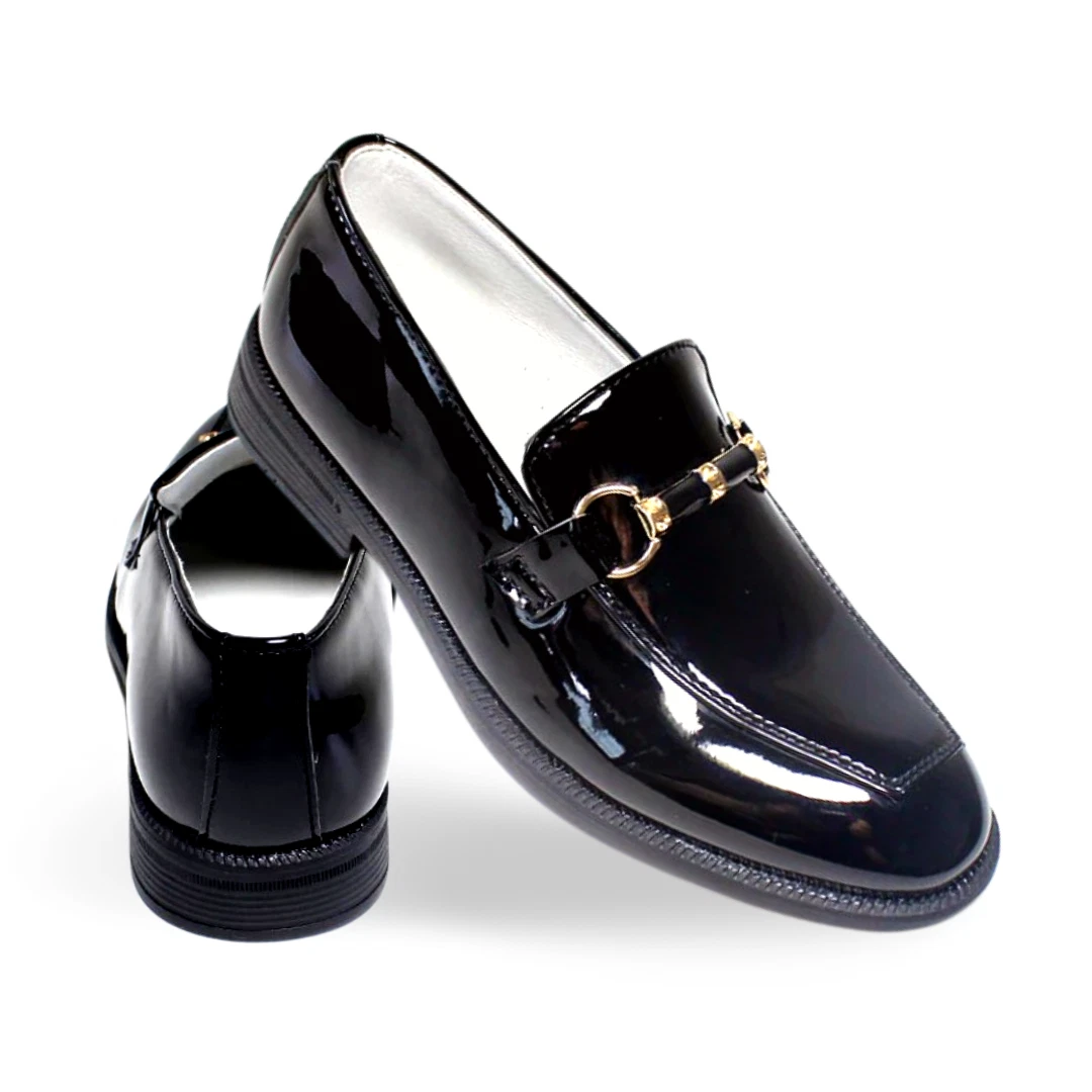 Italian Inspired Elegant Loafers Boys Leather Party Dress Formal