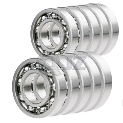 10x 6204-OPEN Ball Bearing 20mm x 47mm x 14mm QJZ Brand NEW Premium