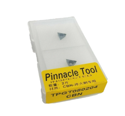 2pcs TPGT080204 CBN CNC Carbide Inserts Lathe Turning Inserts For Steel TPGT08