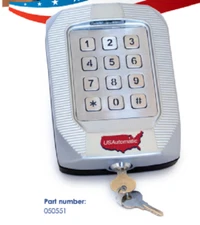 US Automatic 050551 Premium Wireless Keypad Rugged Die-Cast Locking Aluminum