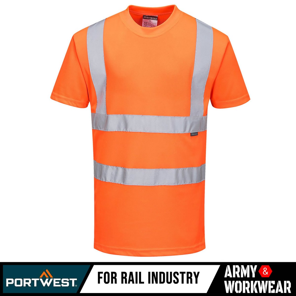 Portwest Hi Vis T Shirts Toolstation Portwest Hi-Vis T-Shirt Rail