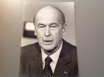 VALÉRY GISCARD D'ESTAING - ORIGINAL PRESS PHOTO 13x18